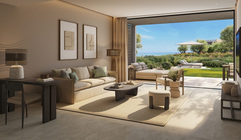 Deluxe One Bedroom Suite Private Garden Side Sea View